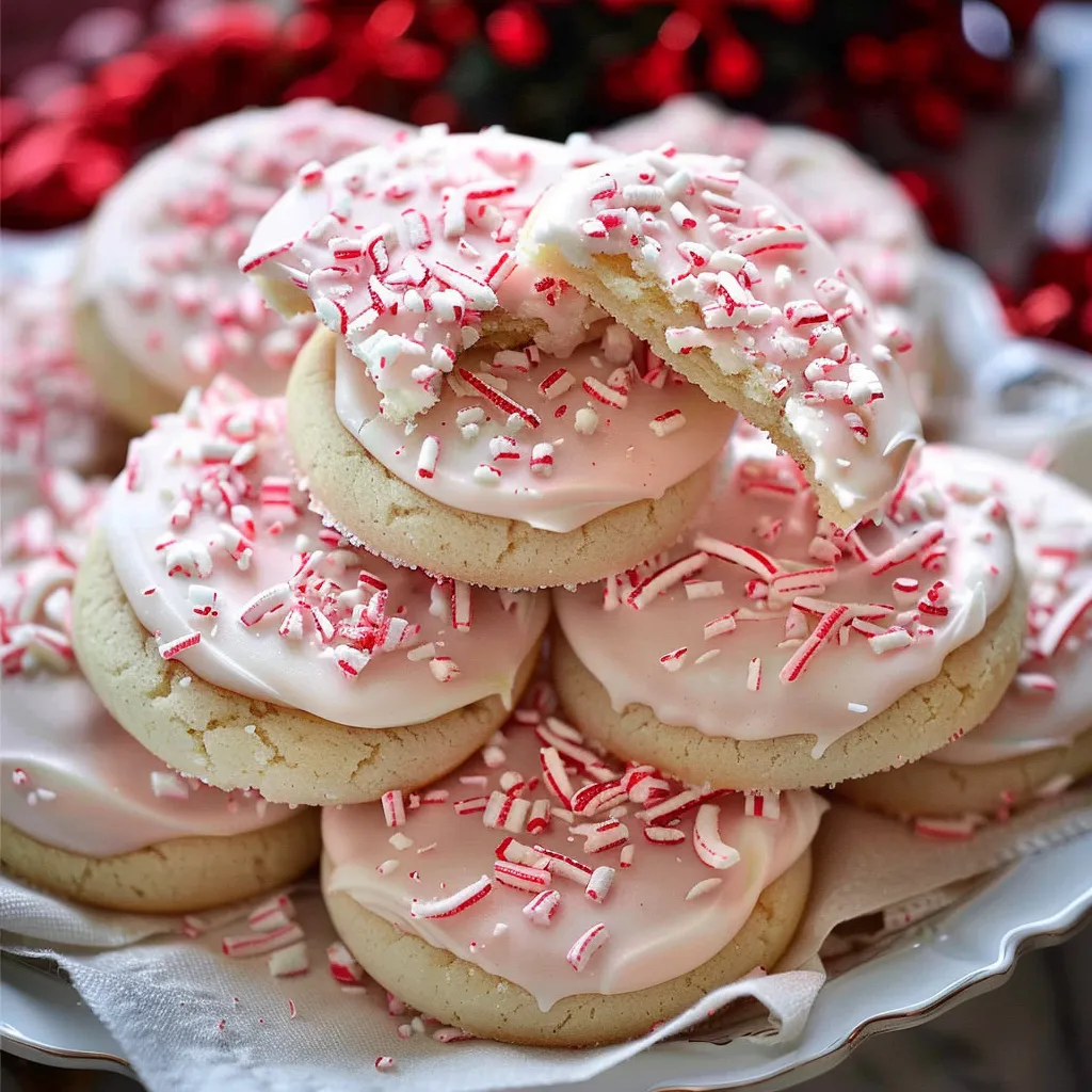 peppermint meltaway cookies