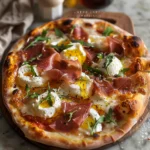 Prosciutto and Honey Burrata Pizza
