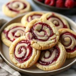 Raspberry Swirl Cookies