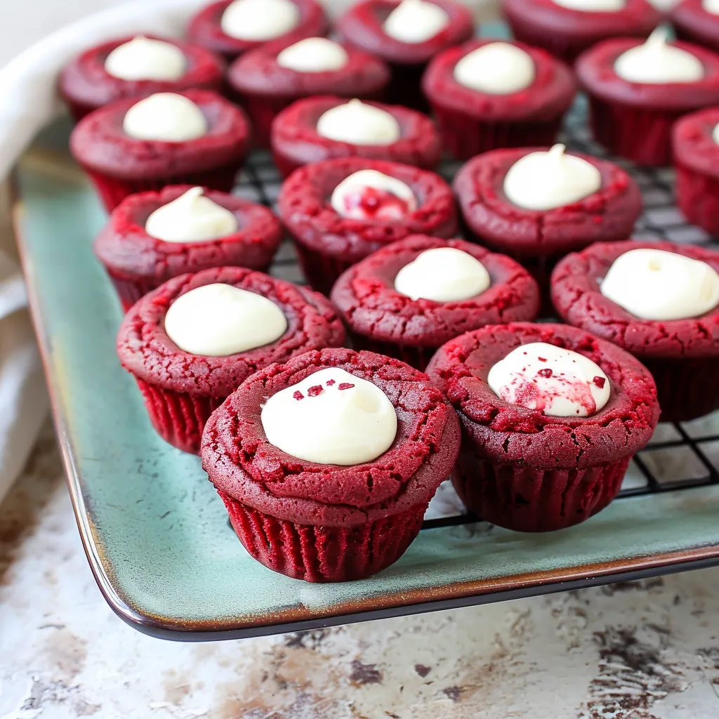 Delicious Red Velvet Cookie Cups Irresistible Dessert Delight