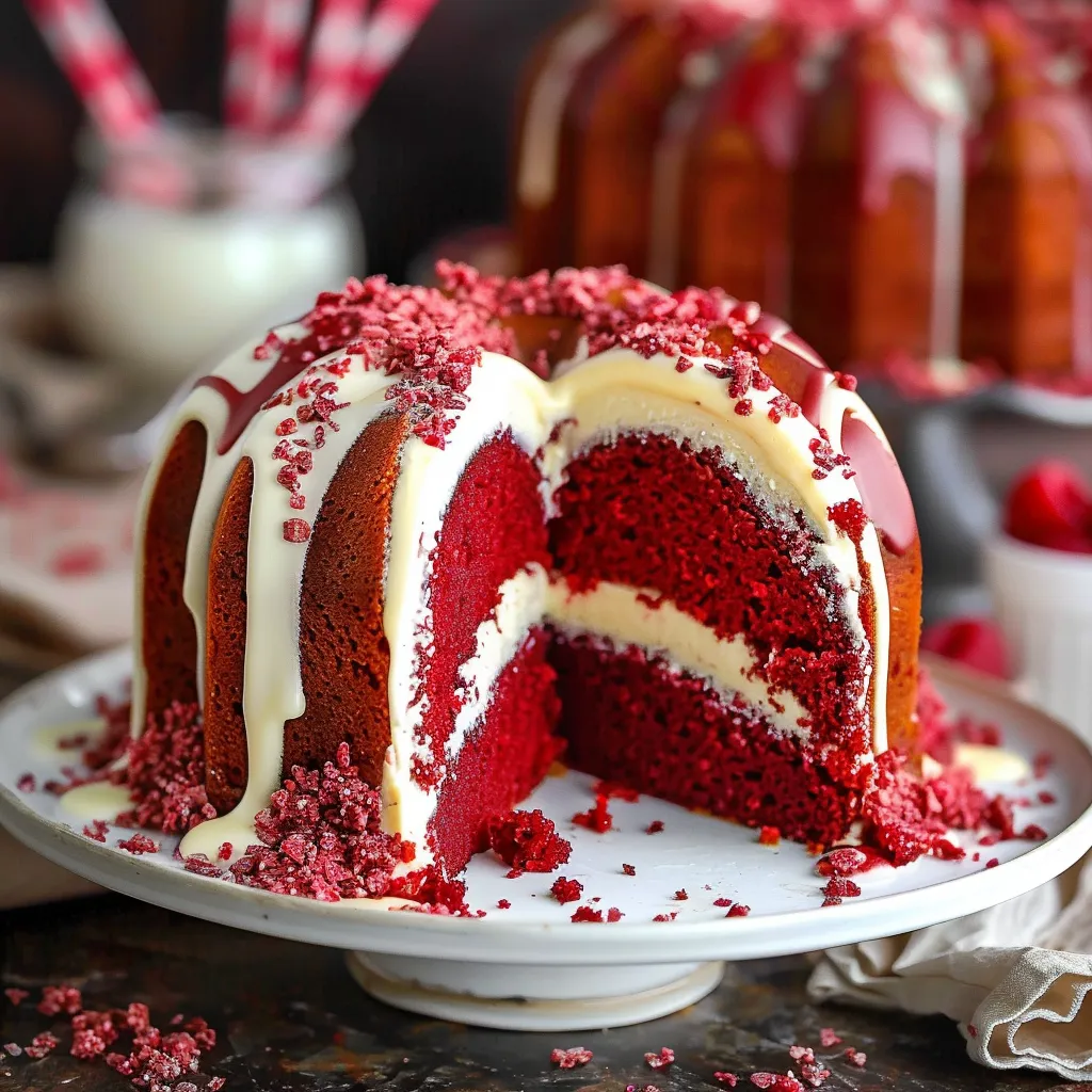 Irresistible Red Velvet Cream Cheese Bundt Cake Recipe to Indulge