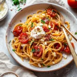 Roasted Tomato and Garlic Ricotta Pasta