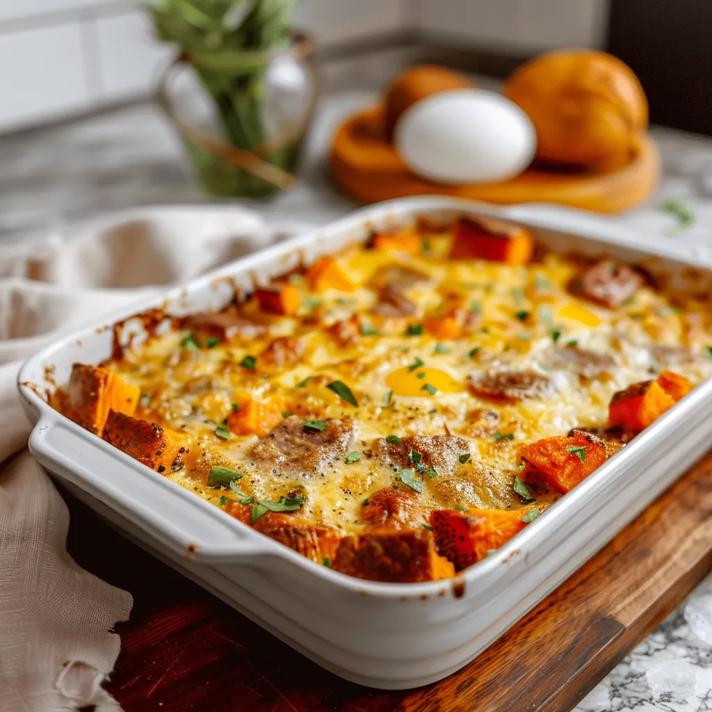 Delicious Sweet Potato Egg Casserole Recipe for Perfect Brunch