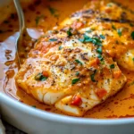 Tilapia in Roasted Pepper Sauce