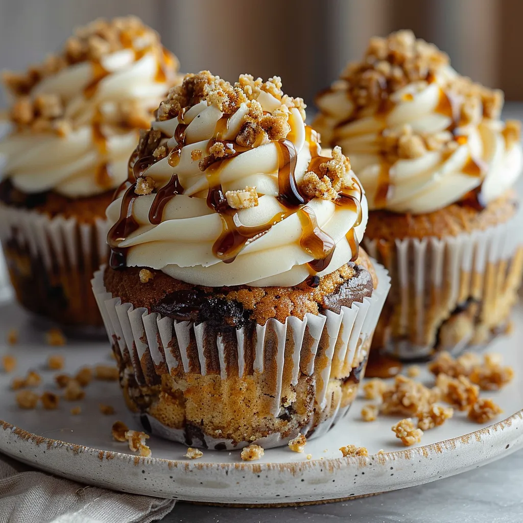 Irresistible Toffee Crunch Cupcakes for Sweet Treats Lovers