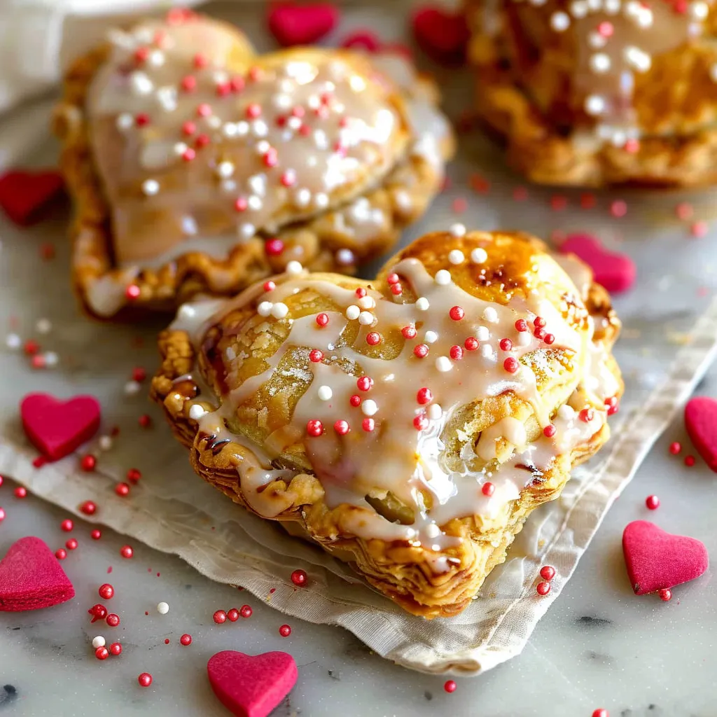 Valentine’s Day Mini heart Apple Pies