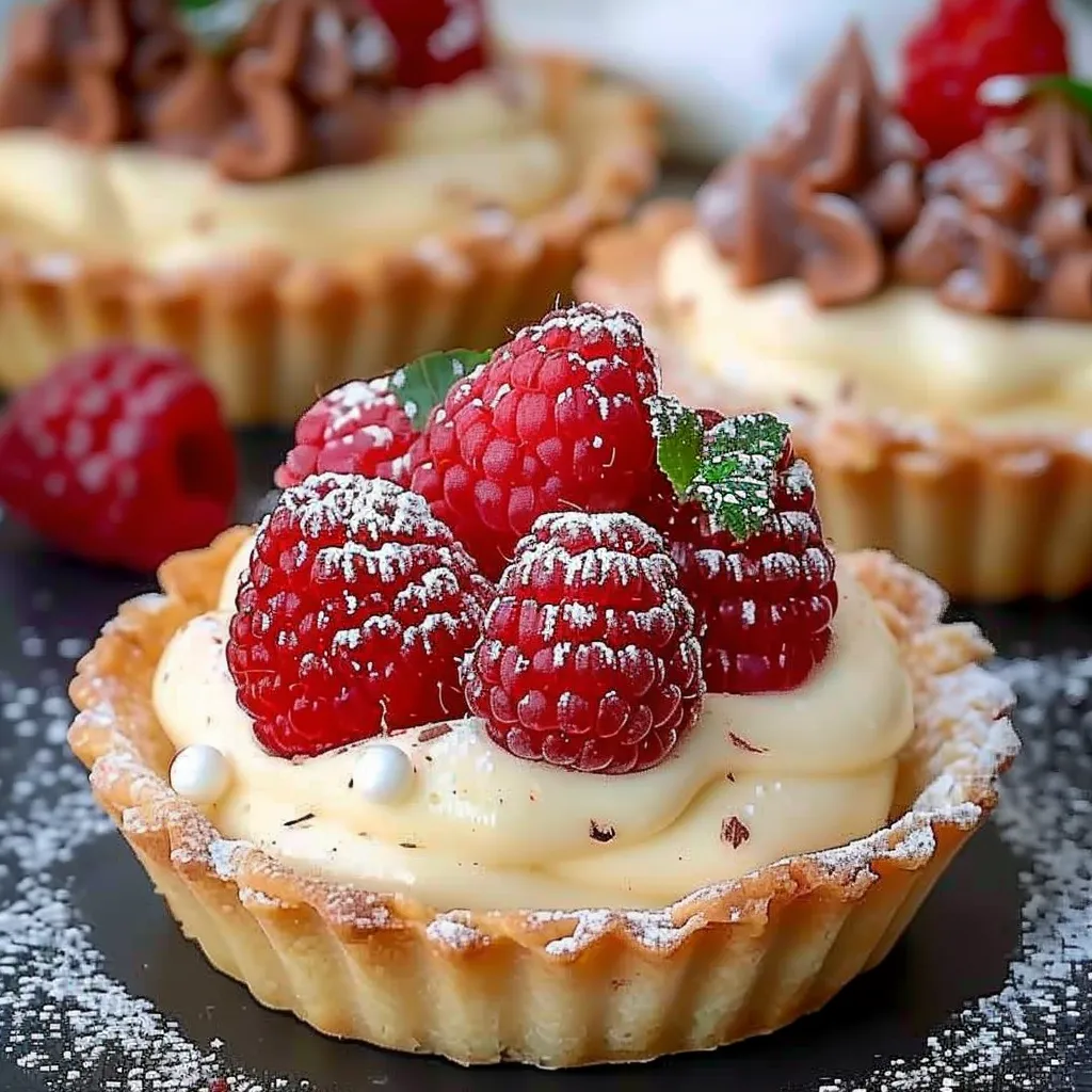Decadent White Chocolate Mousse Tartlets for Dessert Lovers