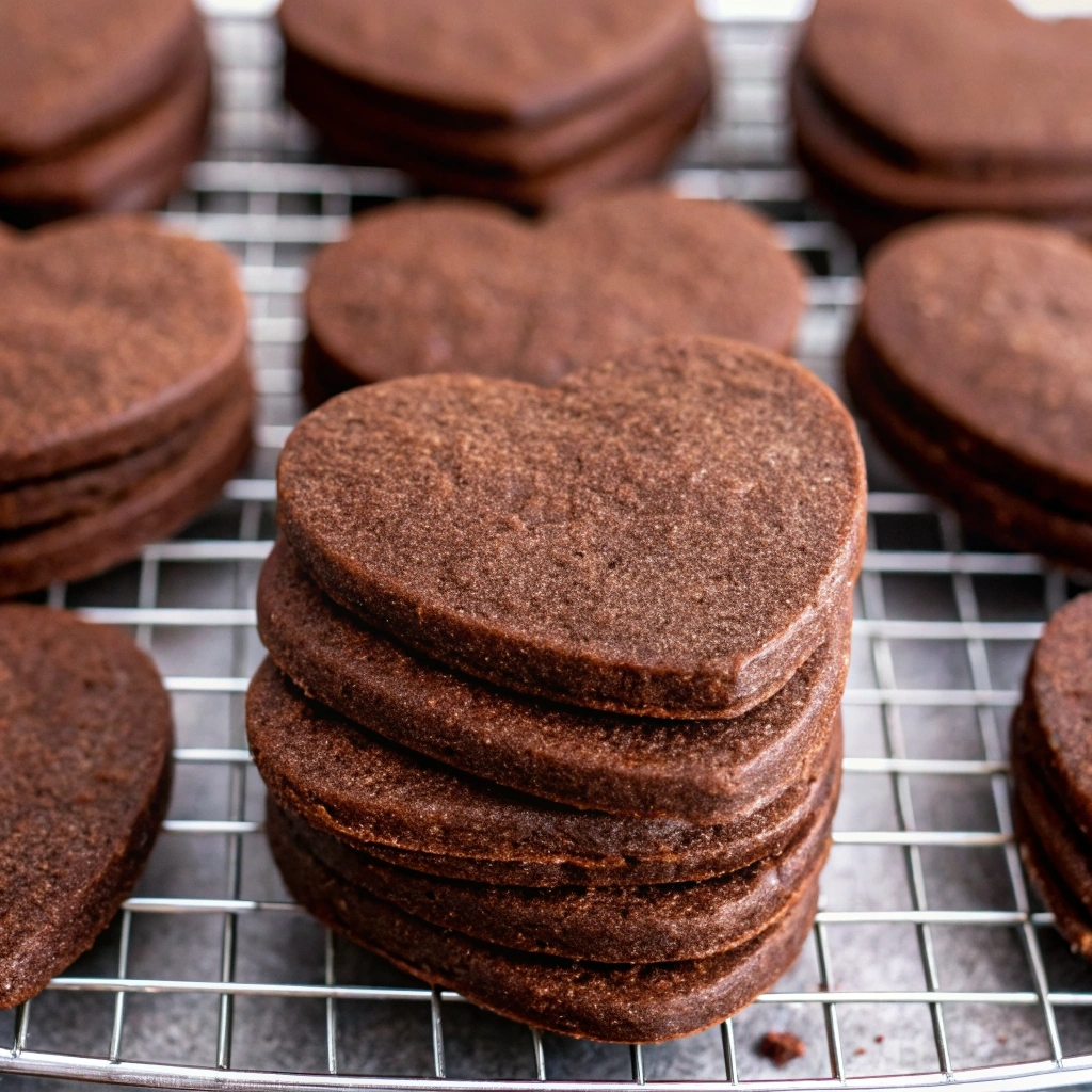 Decadent Chocolate Heart Cut-Out Cookies Irresistible Treats