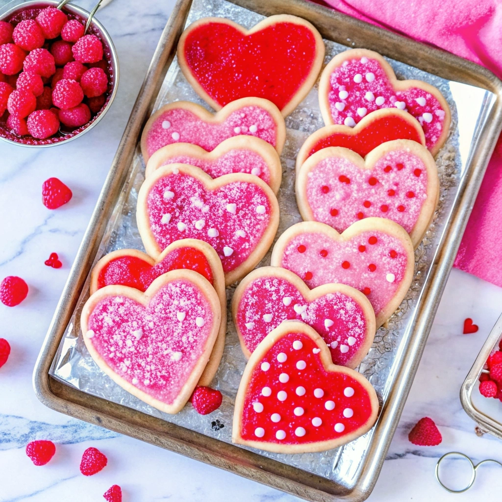 Delicious Frosted Heart Sugar Cookies Recipe for Sweet Moments