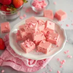 2 Ingredient Strawberry Fudge