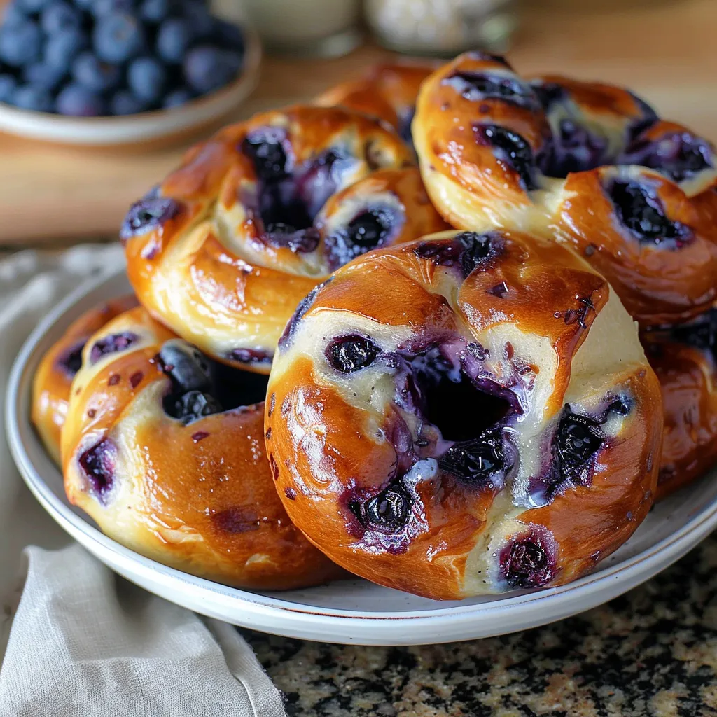 Delicious 4Ingredient Blueberry Bagels Recipe Made Easy