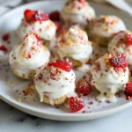 5 INGREDIENT STRAWBERRY SHORTCAKE BITES