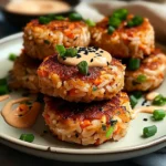 Asian Tuna Cakes with Spicy Mayo