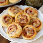 Cheesy Pepperoni Pinwheels