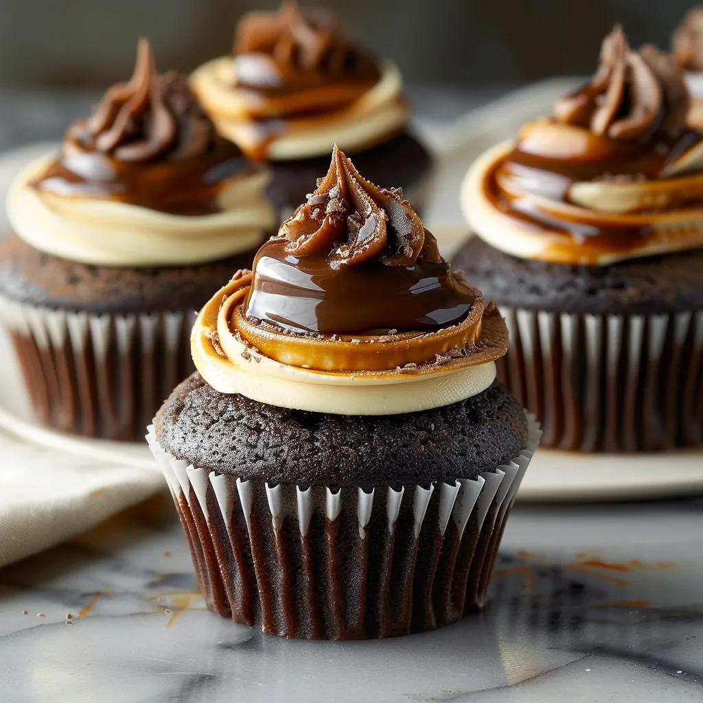 Decadent Chocolate Cheesecake Cupcakes with Whipped Ganache Frosting