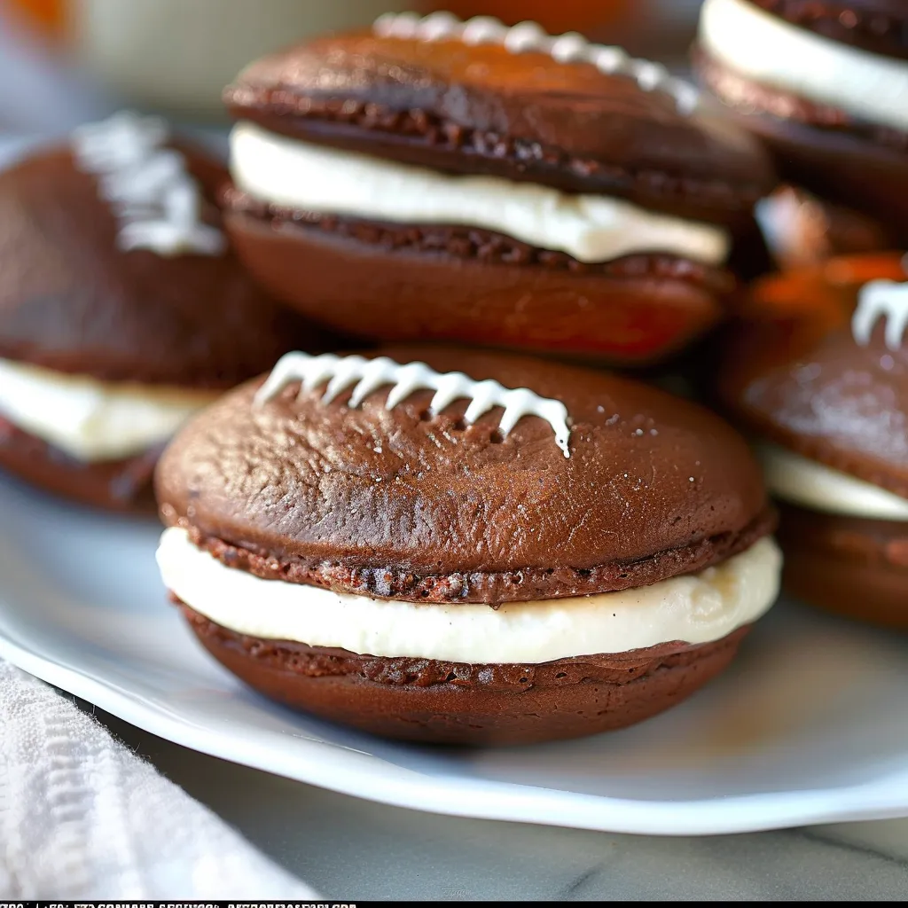 Football Whoopie Pies Delicious Treats for Game Day Fun