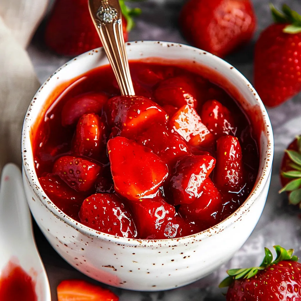 Delicious Homemade Strawberry Sauce Recipe for Perfect Desserts