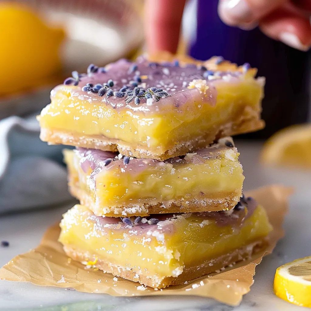 Irresistible Lavender Lemon Bars That You’ll Adore Forever