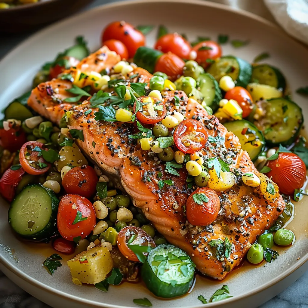 Delicious Mediterranean Salmon Recipe for Healthy Eating Today