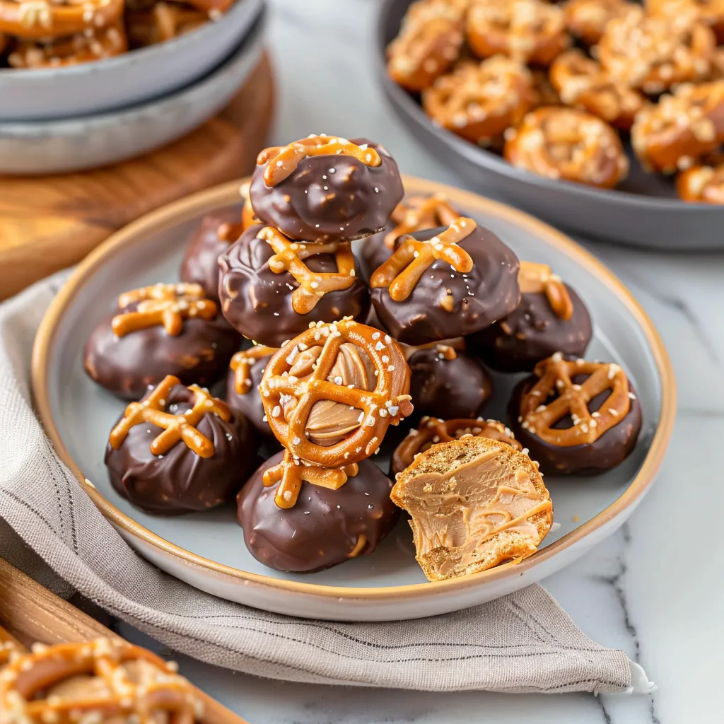 Delicious NoBake Peanut Butter Pretzel Bites Recipe to Love