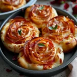 Pizza Roses for Valentine’s Day