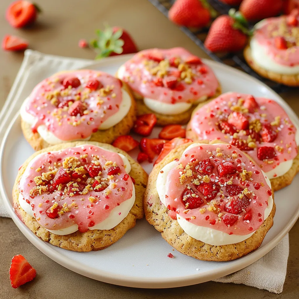 Irresistible Strawberry Crunch Shortcake Cookies Recipe to Try