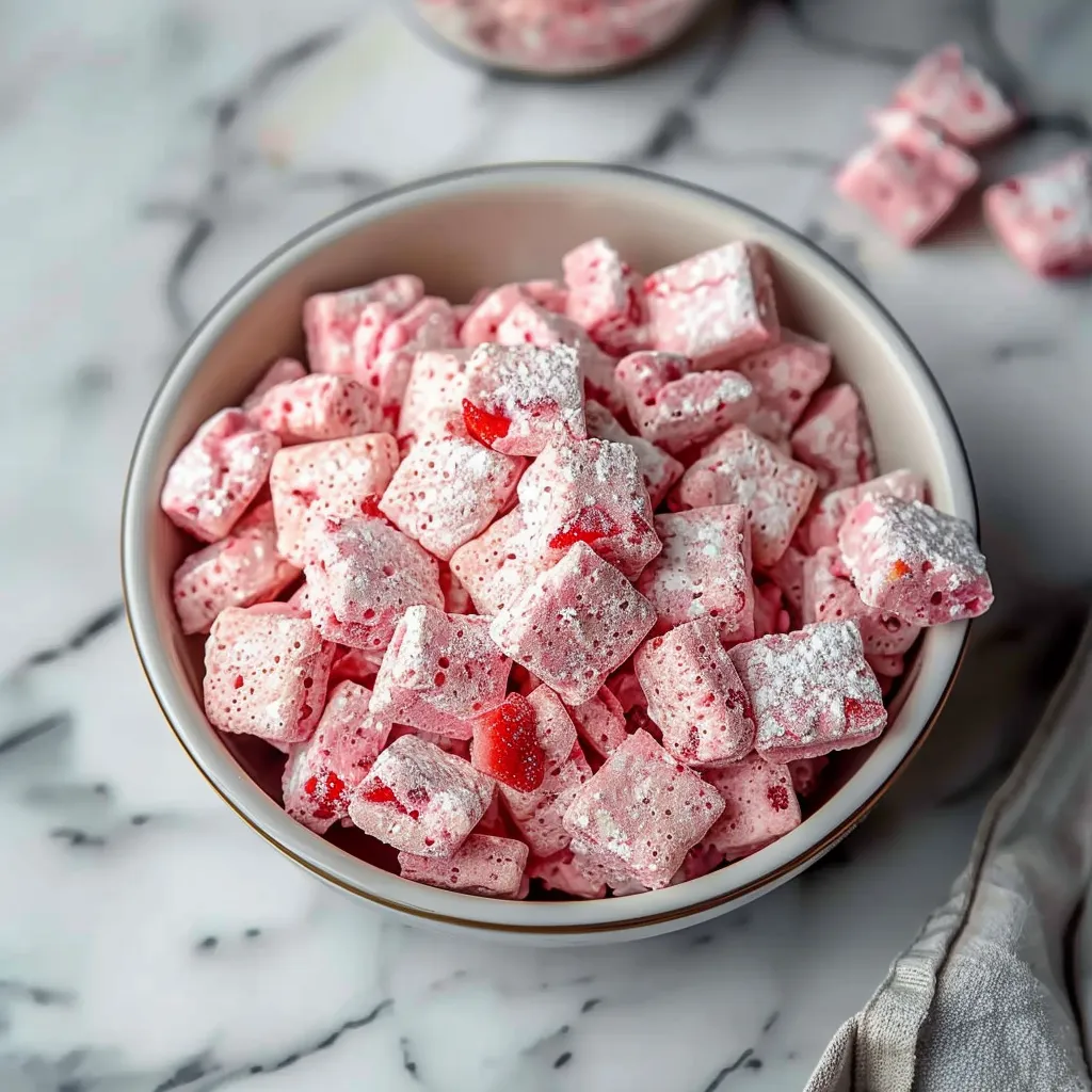 Strawberry Shortcake Puppy Chow