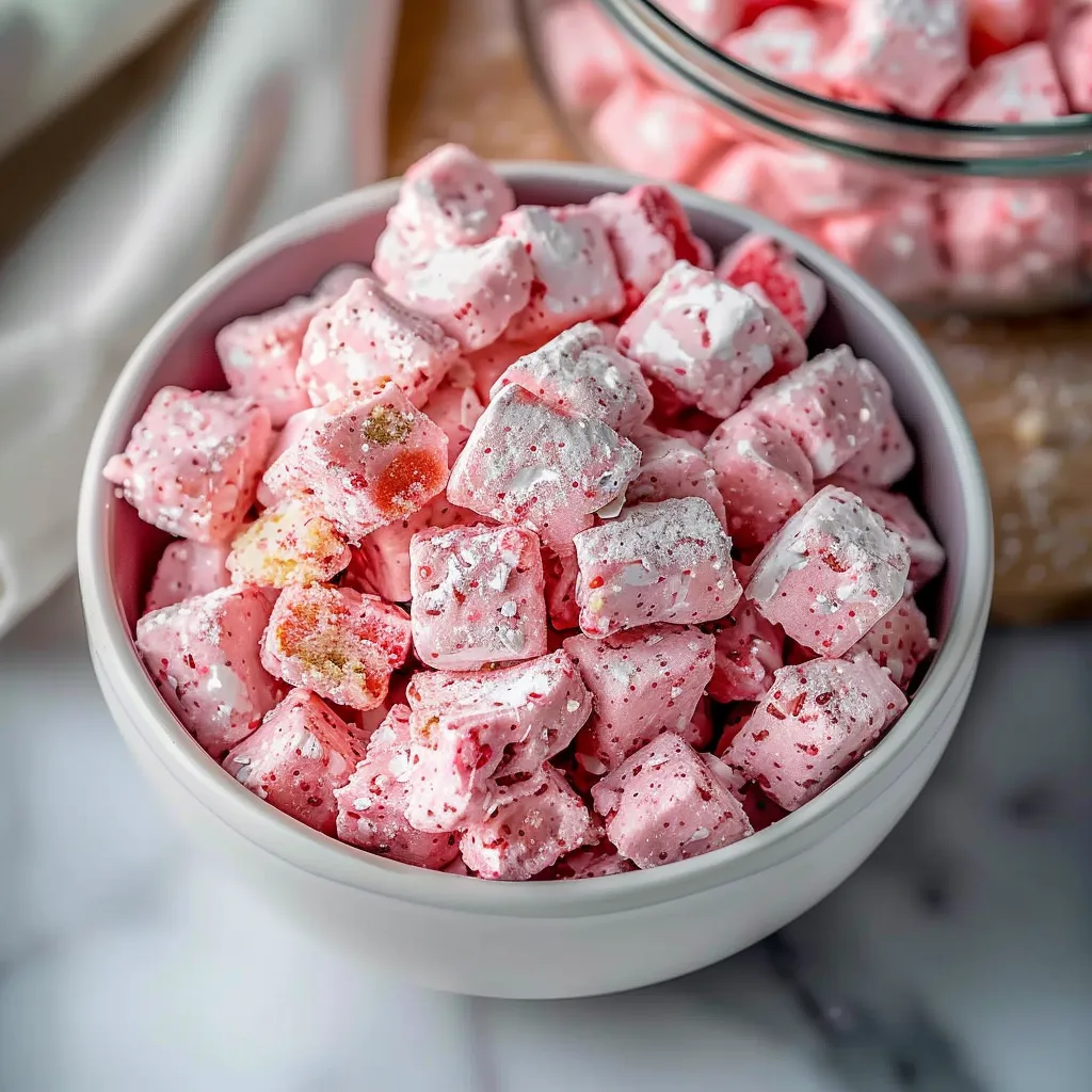 Strawberry Shortcake Puppy Chow