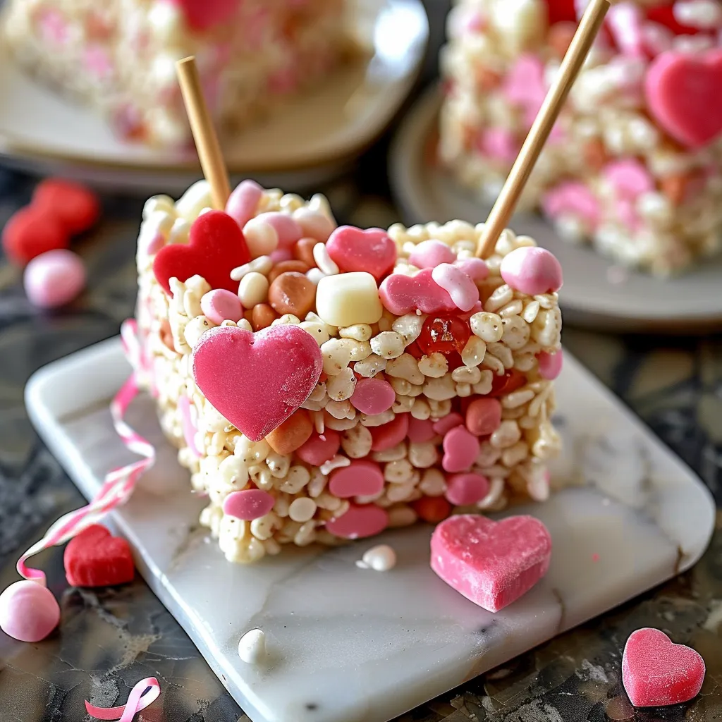 Delicious Valentine Rice Krispie Treats for Sweet Celebrations