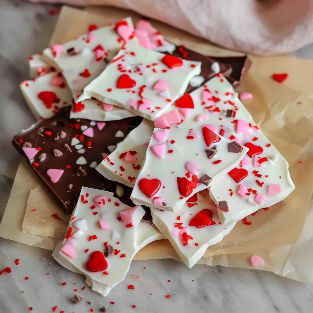 Delicious Valentines Day Chocolate Bark for Sweet Celebrations
