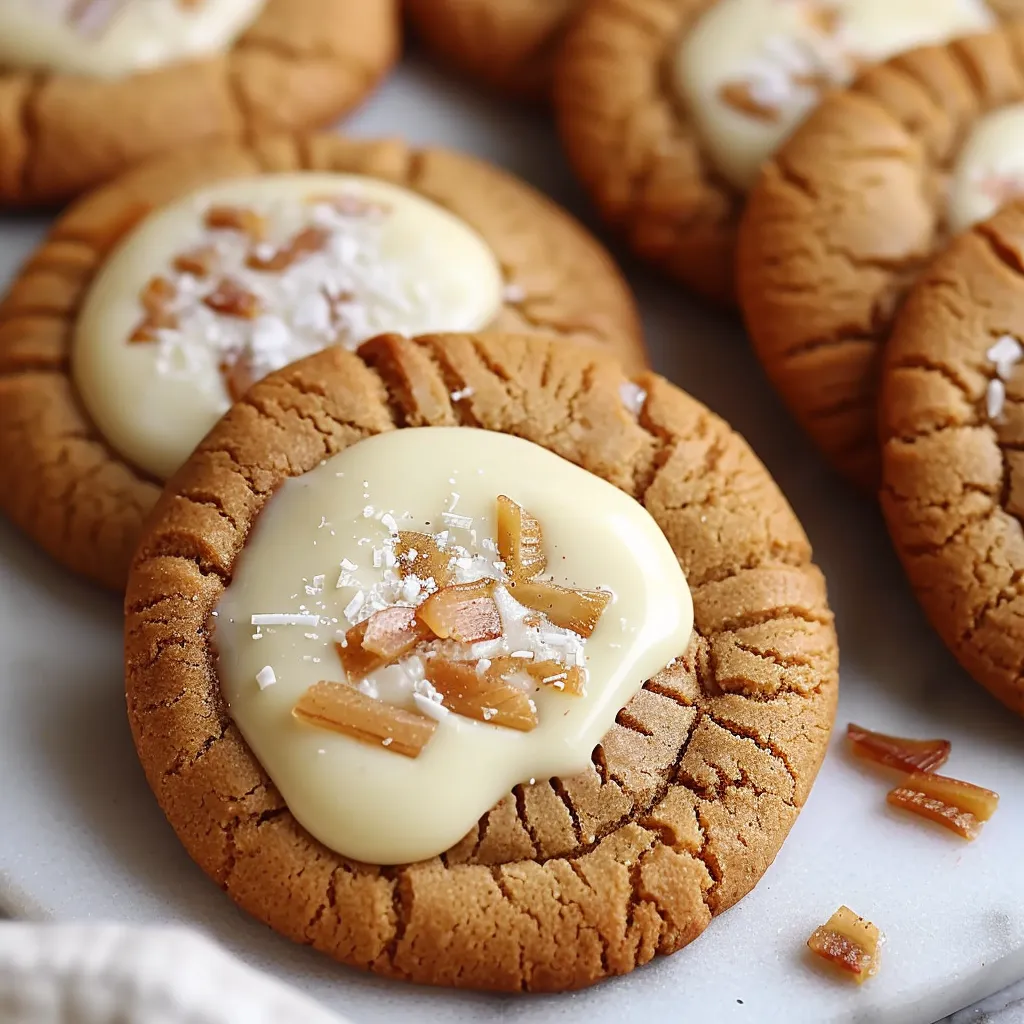 Irresistible White Chocolate Dipped Chewy Maple Cookies Recipe