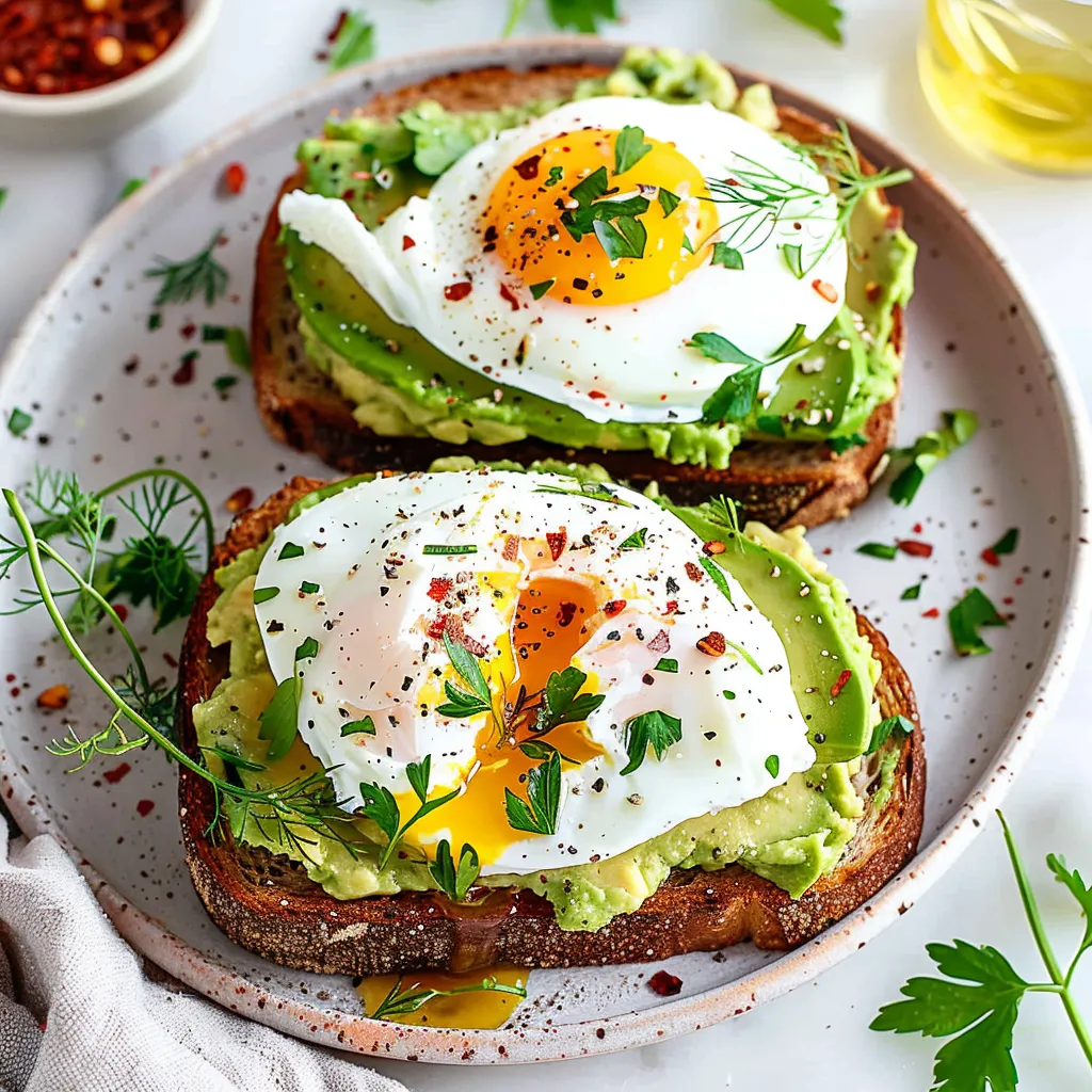 Delicious Avocado Toast with Poached Egg: A Perfect Breakfast!