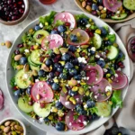 Blueberry and Pistachio Spring Salad