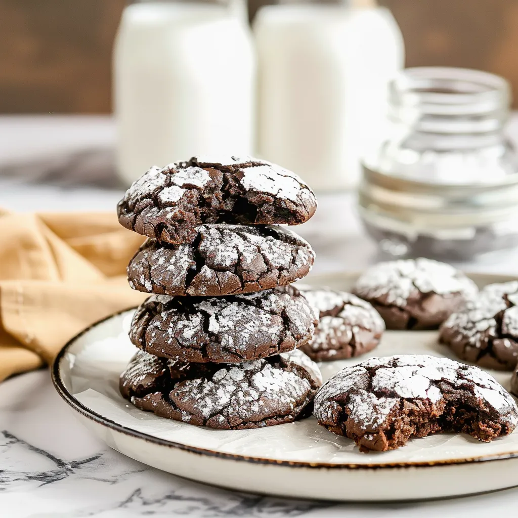 Ultimate Brownie Crinkle Cookies: Irresistibly Delicious Treats