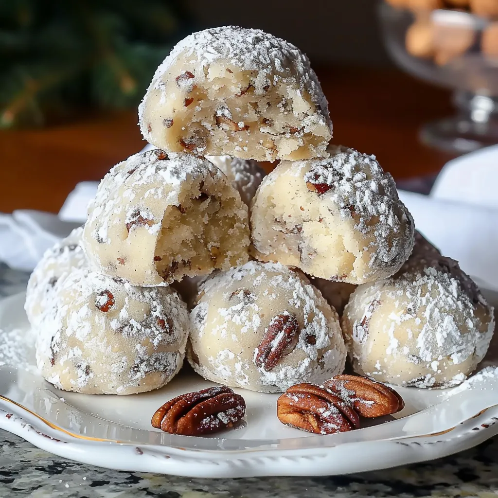 Decadent Buttery Pecan Snowball Cookies for Holiday Bliss