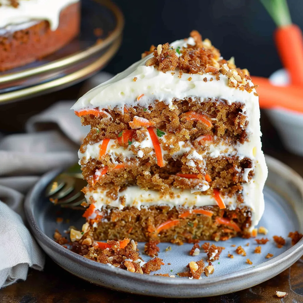 Irresistible Classic Carrot Cake with Cream Cheese Frosting Recipe