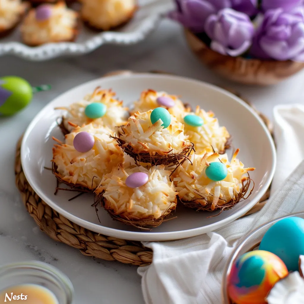 Coconut Macaroon "Nests"