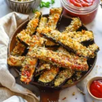 Crispy Eggplant Parmesan Fries