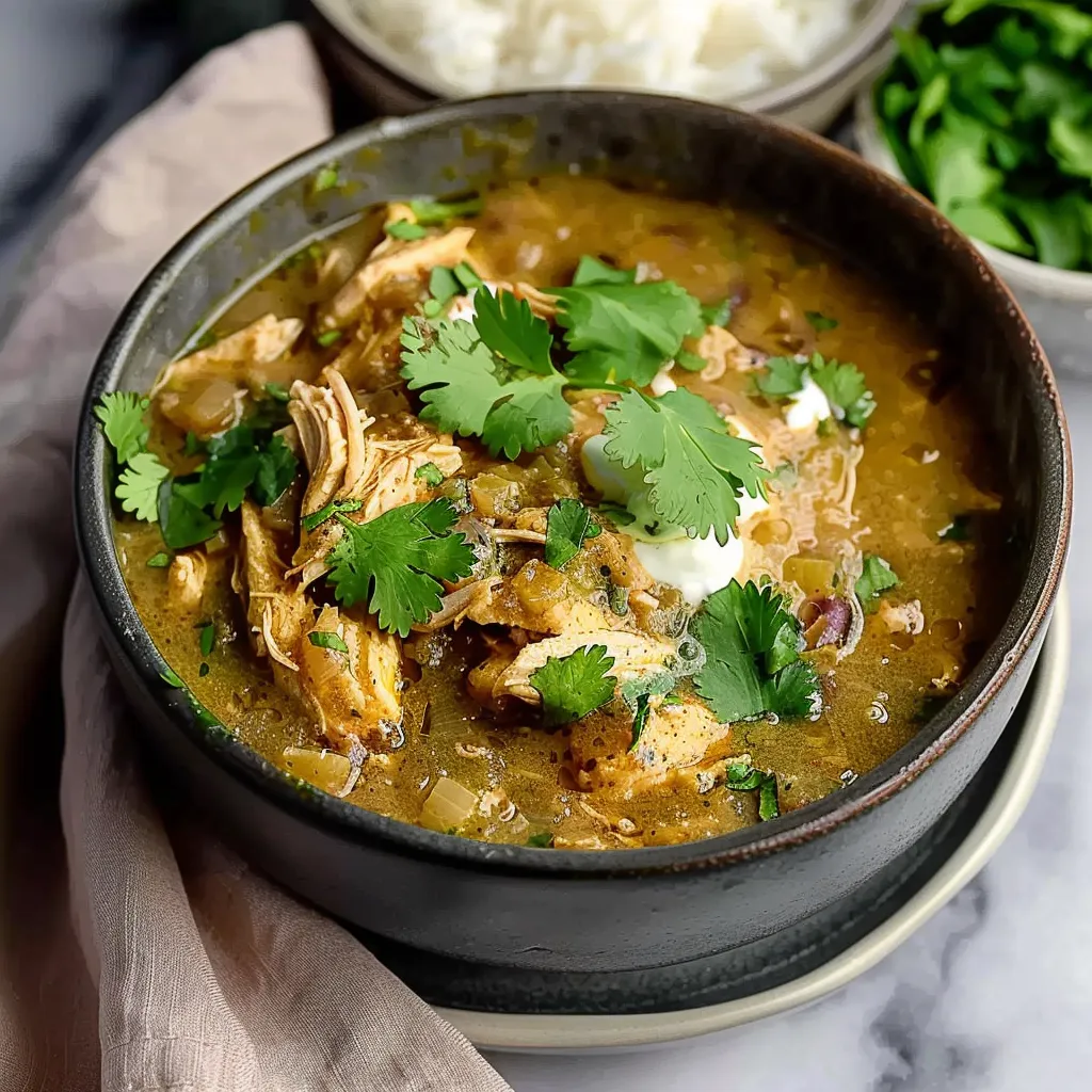 Crockpot Chicken Chili Verde