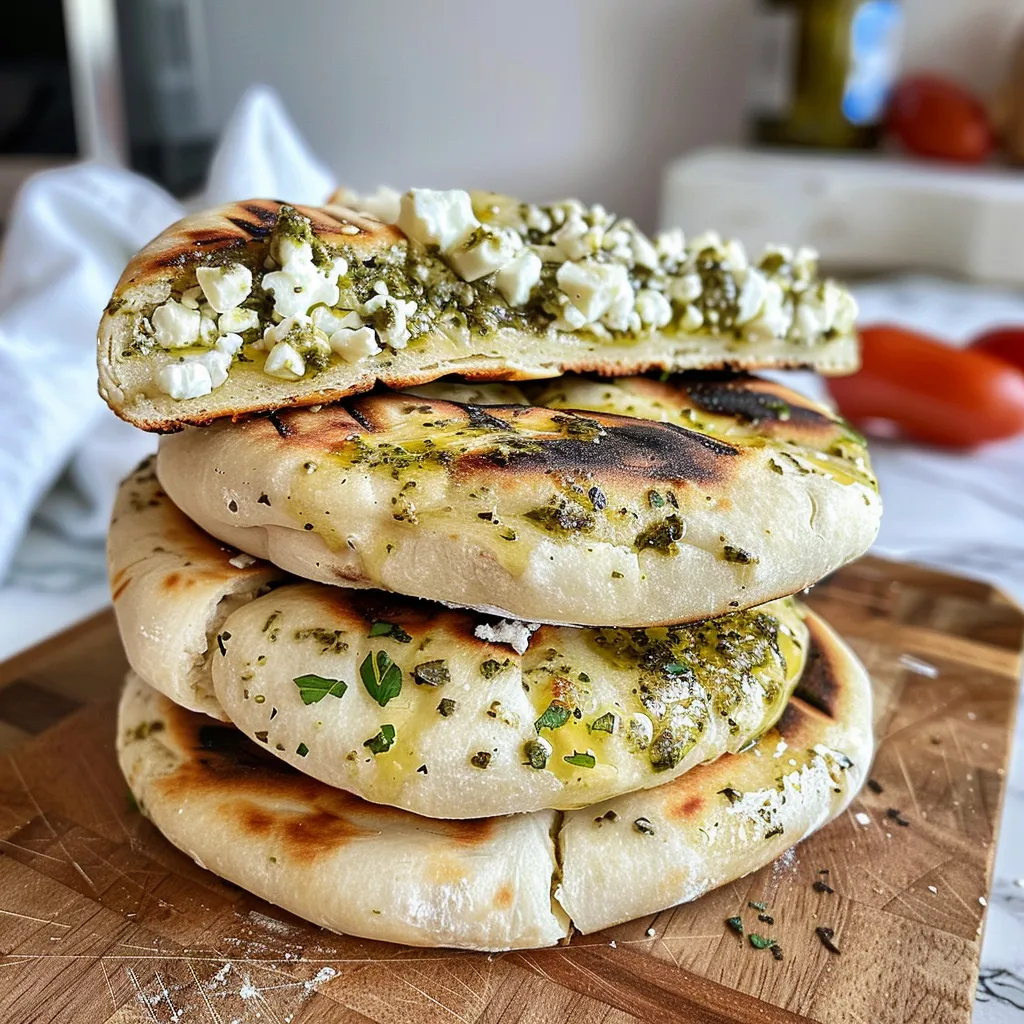 Feta Spring Flatbreads