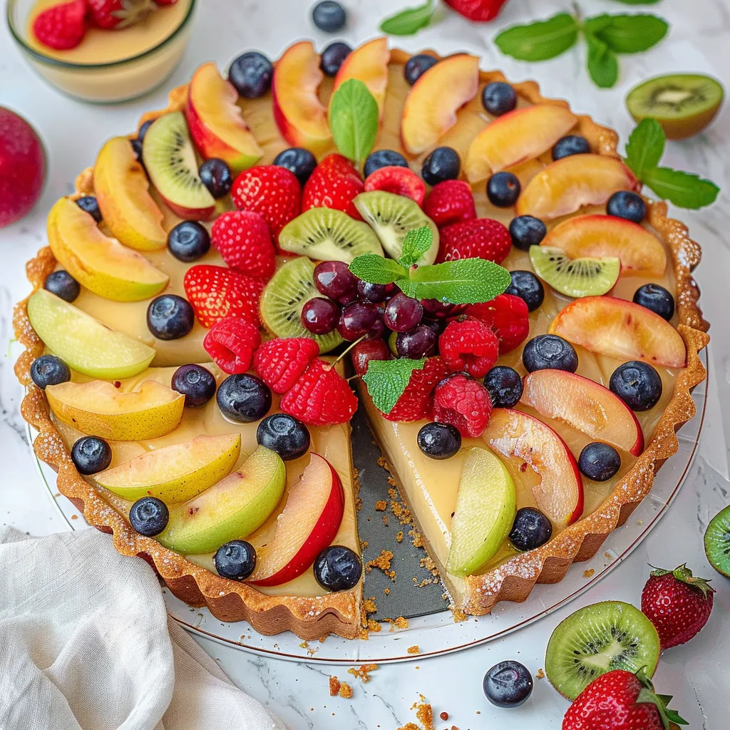 Delicious Fruit Tart with Custard Filling: A Must-Try Recipe
