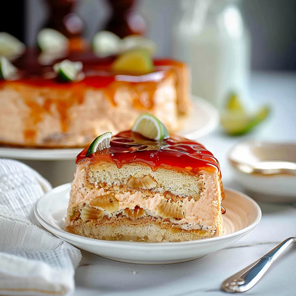 Delicious Guava Charlotte Cake: Authentic Mexican Carlota Recipe