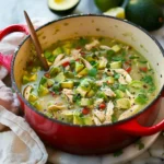 Healthy Chicken Avocado Lime Soup