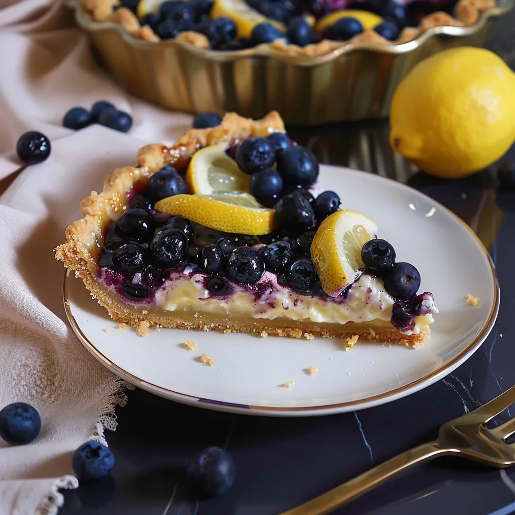 Lemon Blueberry Tart