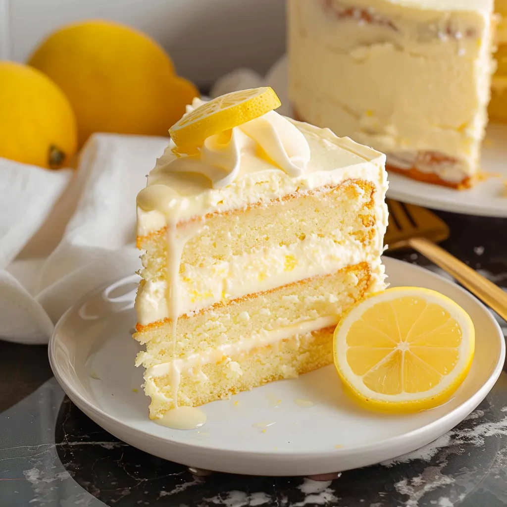 Delicious Lemon Cream Cake Recipe for Perfectly Tangy Delight