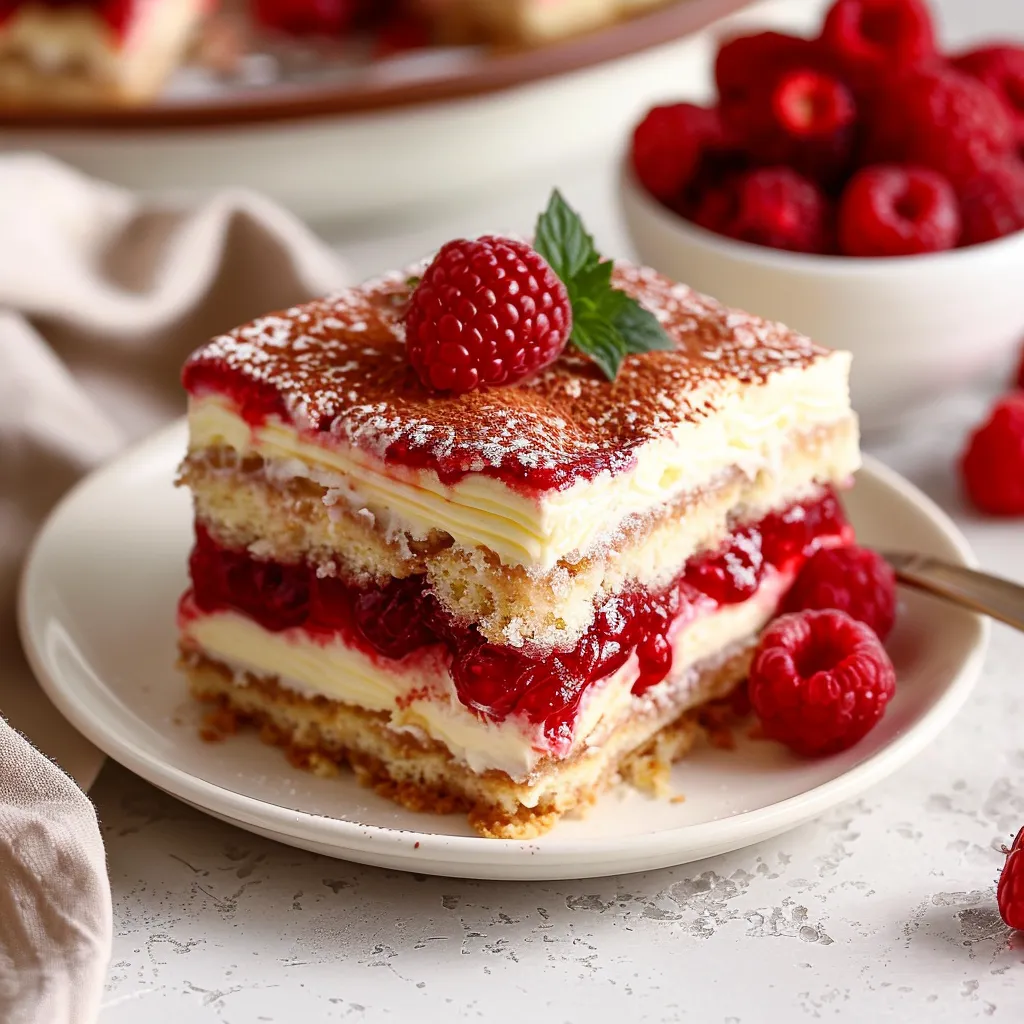 Decadent Raspberry Tiramisu Recipe for Irresistible Delight