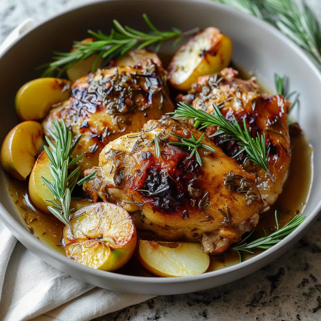 Savory Rosemary Apple Cider Chicken Recipe for Flavor Lovers