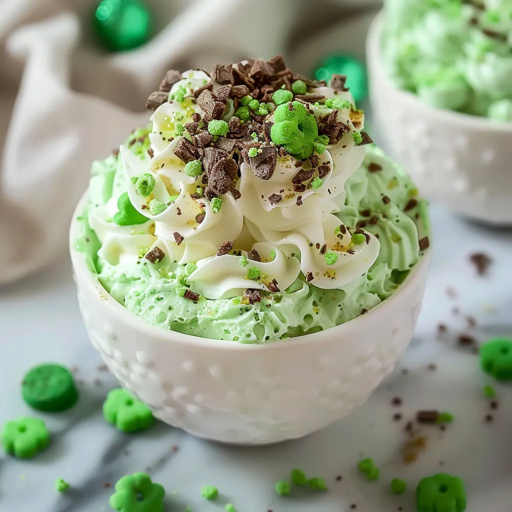 Delicious Shamrock Cheesecake Fluff: A Festive Delight!