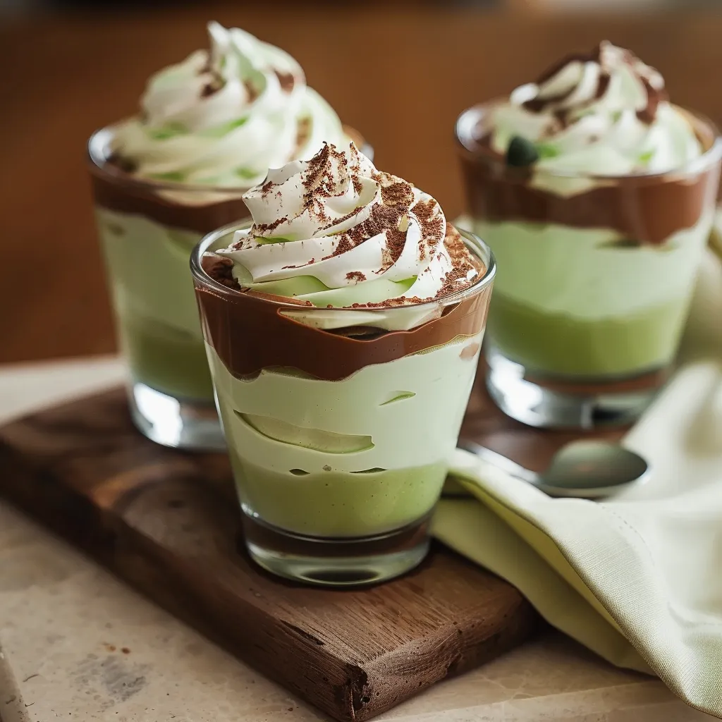 Delicious Shamrock Shake Pudding Cups for St. Patrick’s Day