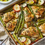 Sheet Pan Chicken with Asparagus